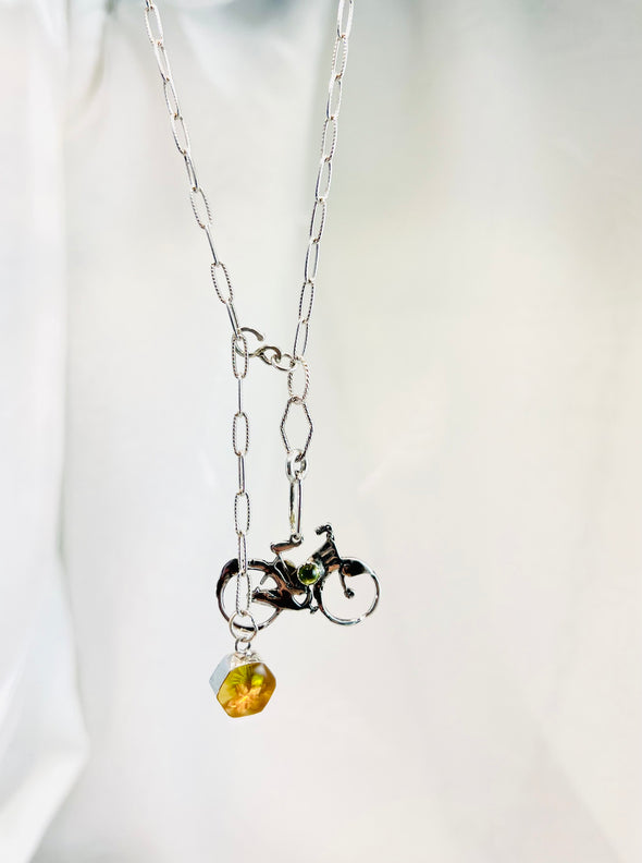 Ride with me necklace 🚲
