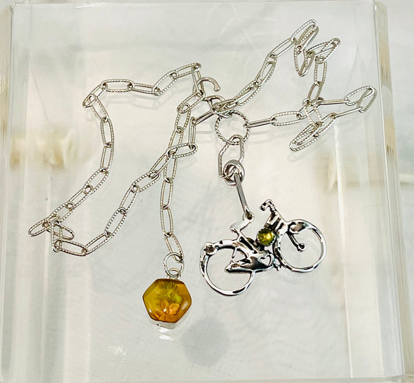 Ride with me necklace 🚲