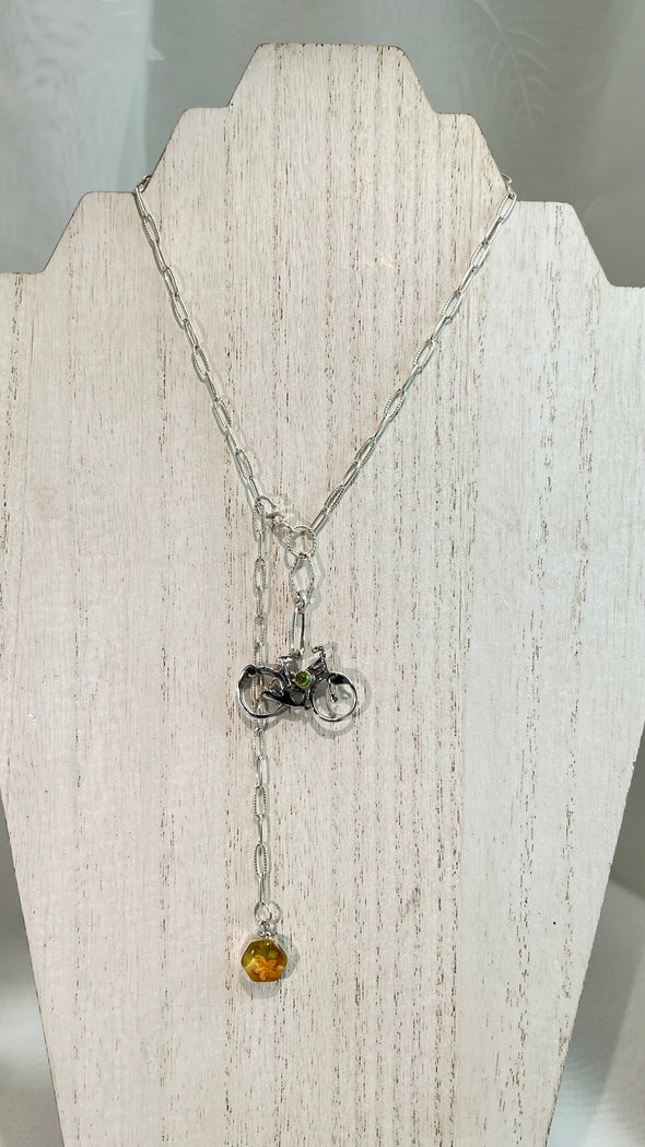 Ride with me necklace 🚲