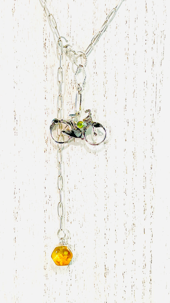 Ride with me necklace 🚲