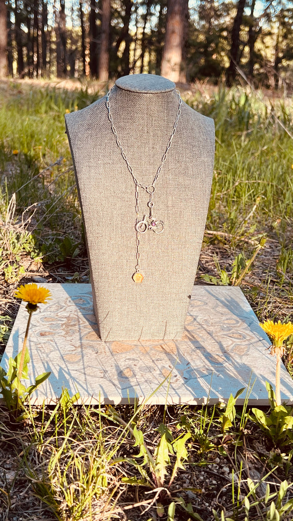 Ride with me necklace 🚲