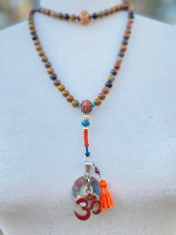 Inca Calendar & Om Mala. Prayer Beads. Rosario 📿