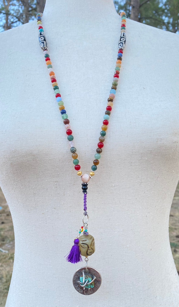 Om Mani Padme Hum Mala. Prayer Beads. Rosario 📿