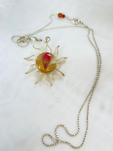 Una Rosa para Ti! Sterling Silver pendant.