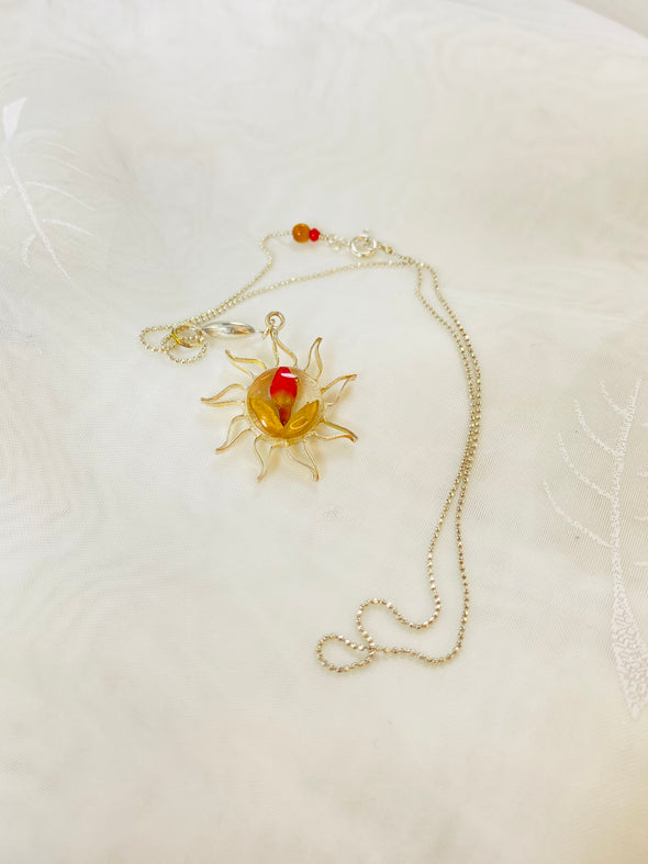 Una Rosa para Ti! Sterling Silver pendant.