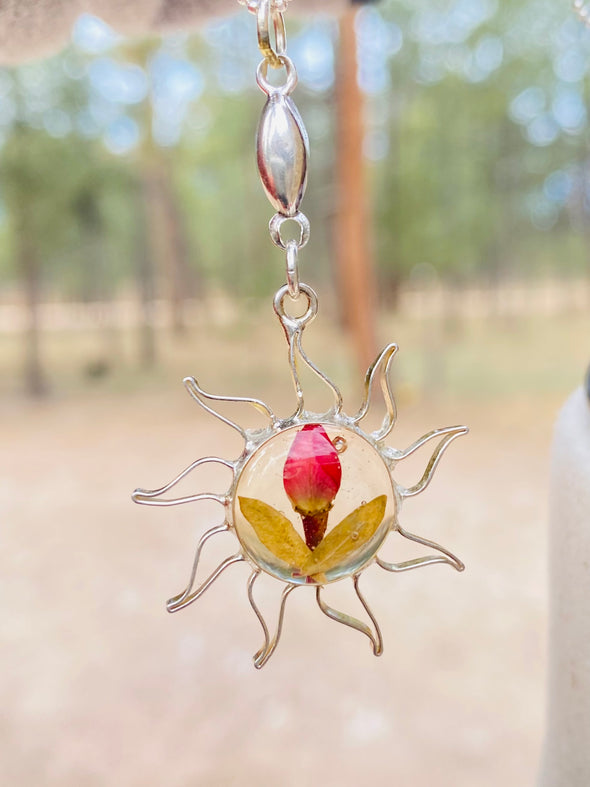 Una Rosa para Ti! Sterling Silver pendant.