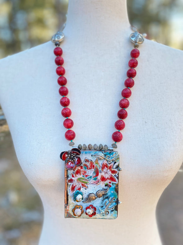 Not your Regular Frida Kahlo Locket Necklace!