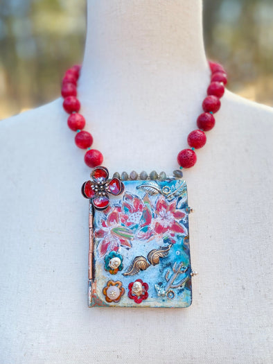 Not your Regular Frida Kahlo Locket Necklace!