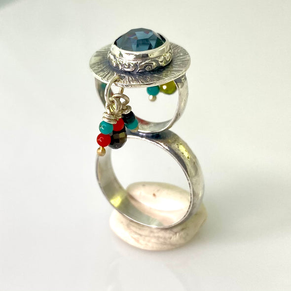 Topacio Azul Ring