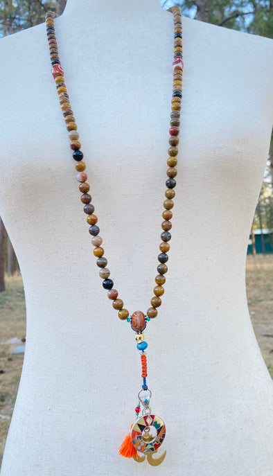 Inca Calendar & Om Mala. Prayer Beads. Rosario 📿